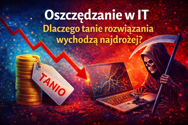 Oszczędzanie za wszelką cenę w IT – dlaczego tanie rozwiązania często wychodzą najdrożej?