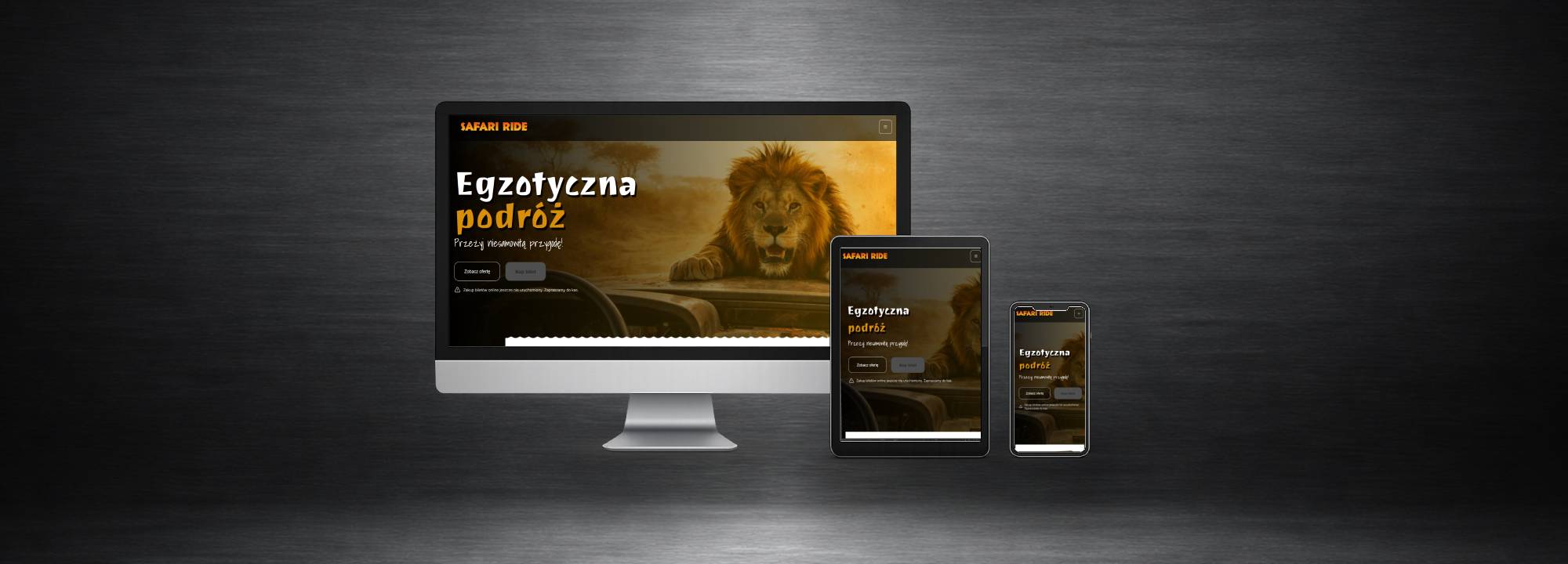 Strona internetowa dla unikatowej atrakcji